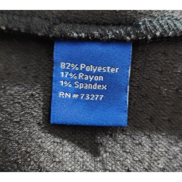 Apt. 9 Open-Front Oversized Long Jacket Notch Collar Black Women's Size Medium - Picture 11 of 12